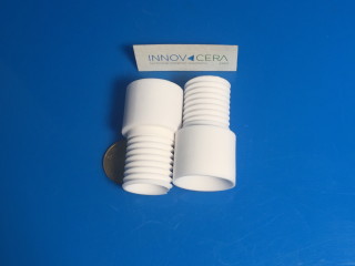 95 Alumina Ceramic Screw Thread Bushing Tube