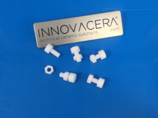 Alumina Ceramic Screw Bolt Nut