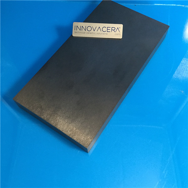 Black Zirconia Ceramic Big Plates Sheets INNOVACERA