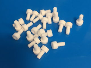 High Hardness Insulation 95% Alumina Ceramic Screw And Nut