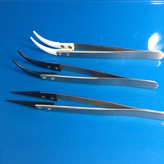 Ceramic Tipped tweezers are widely used for E-cigarette Industry