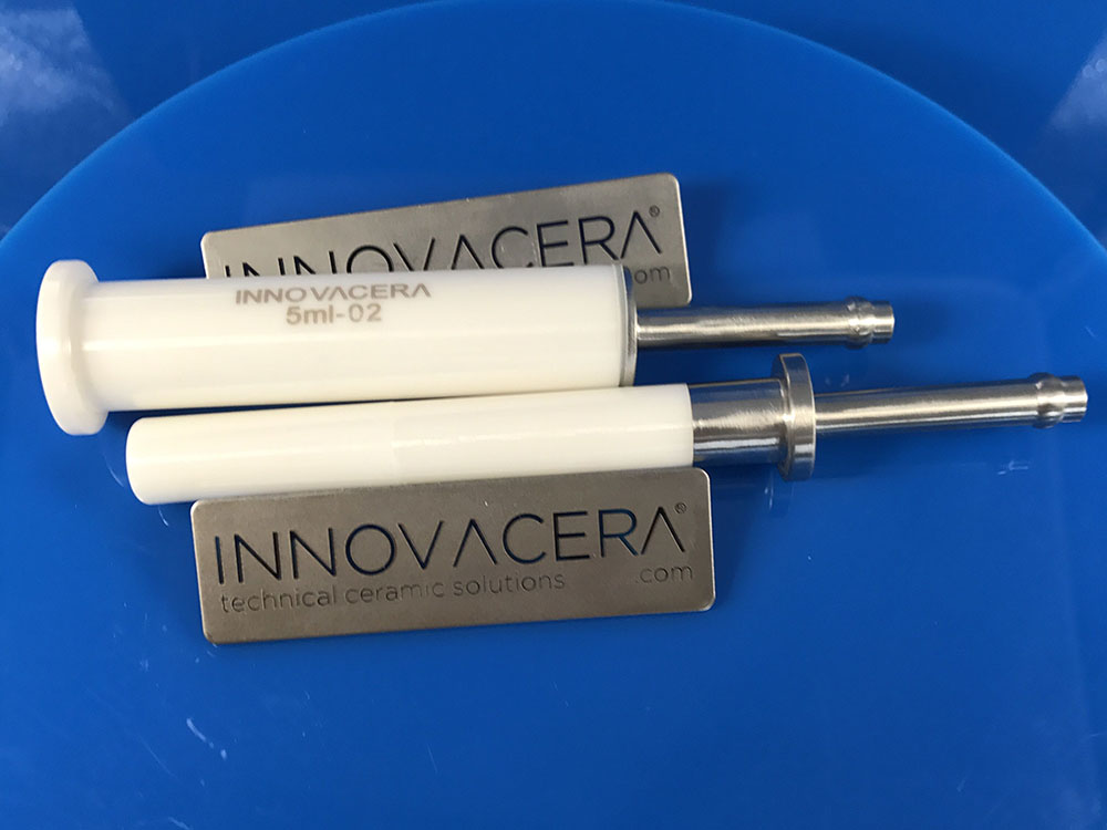 Innovacera ceramic dosing pump made food contact testing and certification