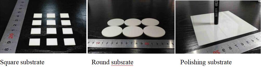 ALN substrate are available in regular sizes