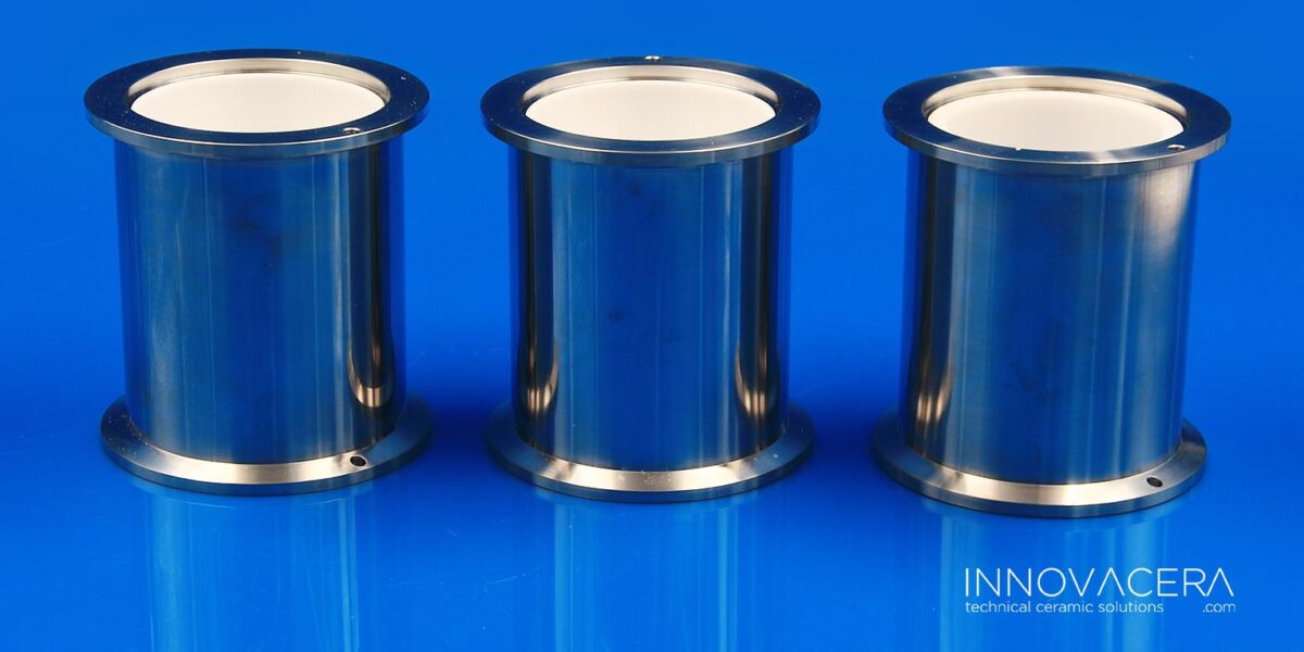 Zirconia ceramics combination stainless steel parts INNOVACERA