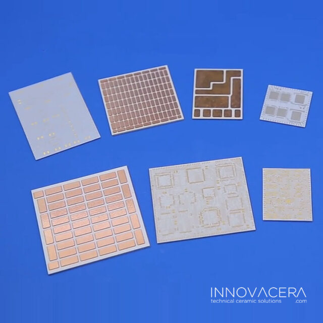 Metallized ceramic substrate