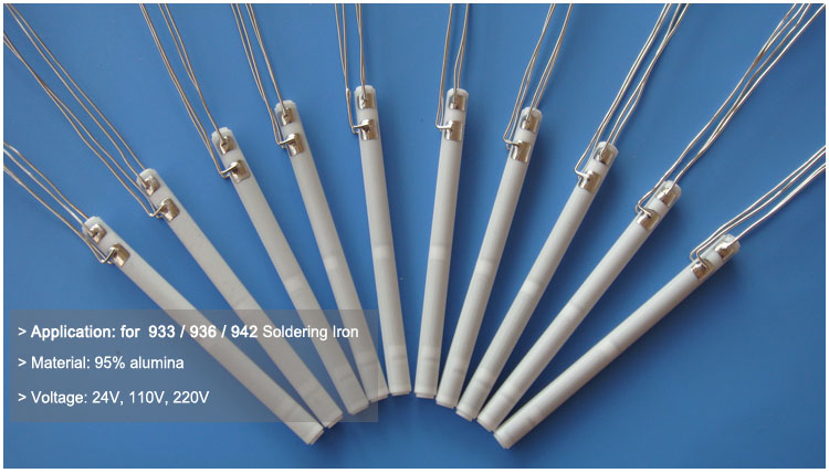 INNOVACERA 110V Alumina Ceramic Heater for Electronic Soldering Iron 