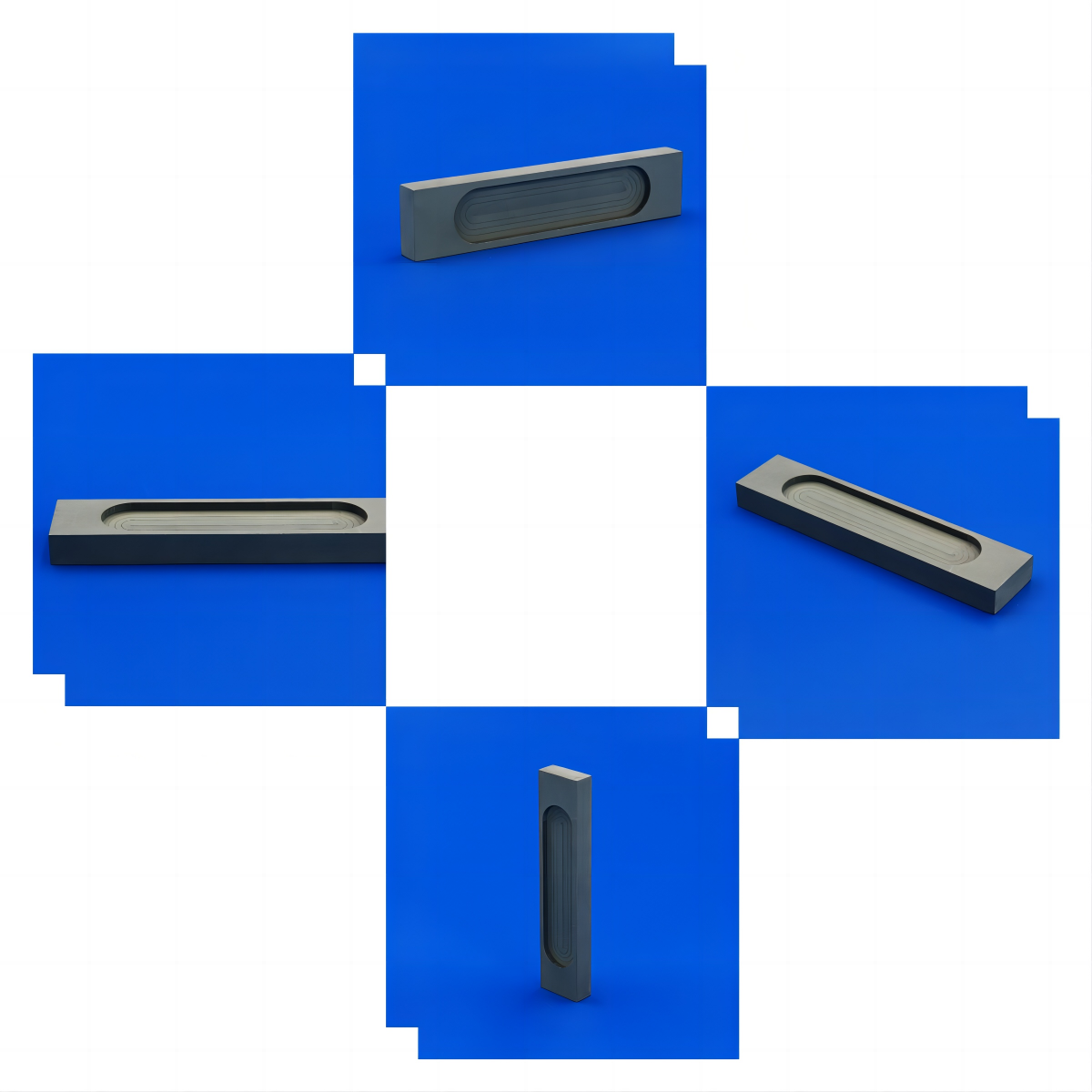Vacuum aluminized composite conductive ceramic evaporation boat