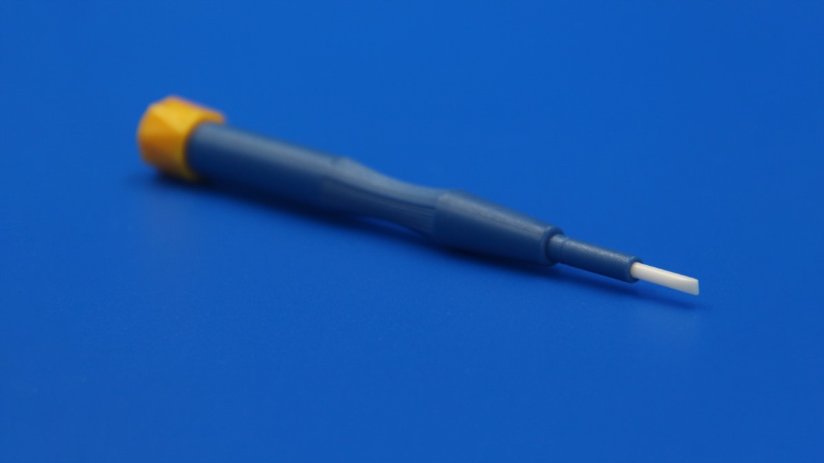Straight Ceramic Flathead Screwdriver For Precision Electronics