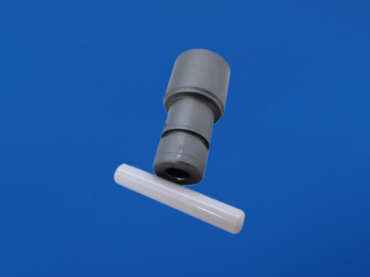 Zirconia ceramic plunger used in the diesel fuel injector pump for diesel engine